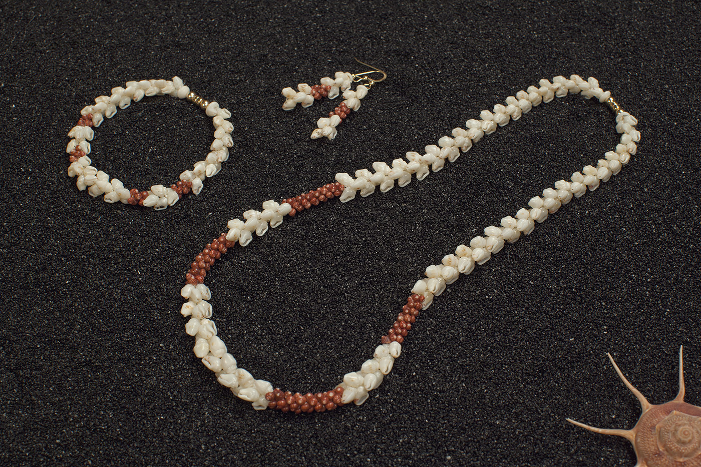 Kauai Curators Ni ihau Shell Lei Custom Shell Jewelry Fine